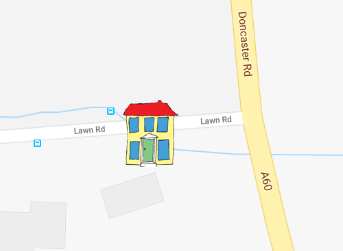 Map for Granby Childrens Nursery at Carlton in Lindrick / Worksop / Lawn Road, Carlton in Lindrick, Worksop, S81 9LB